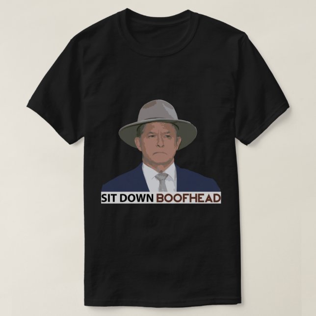 Sit Down Boofhead - Album T-Shirt (Design vorne)