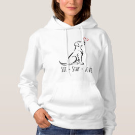 Sit-Stay-Love Labrador Hoodie