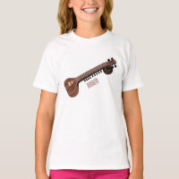 Sitar-Cartoon-Abbildung