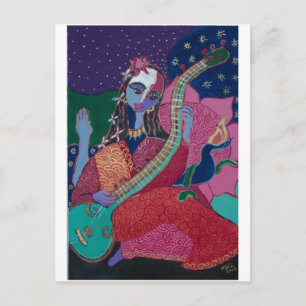 Sitar Postkarte