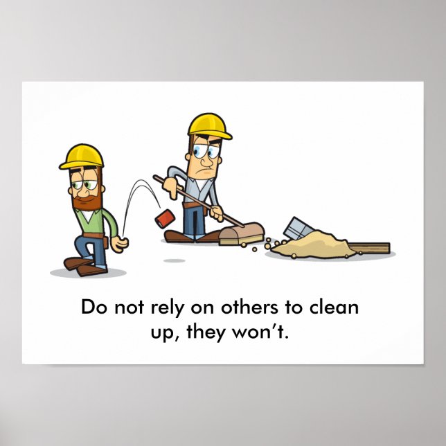 Site Housekeeping 002 Poster (Vorne)