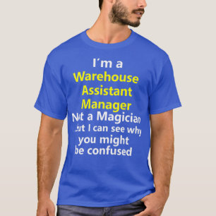 Site Manager des Warehouse Assistents Job Title Ni T-Shirt