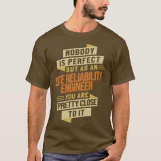 Site-Sicherheitsingenieur nah, um die Anforderunge T-Shirt