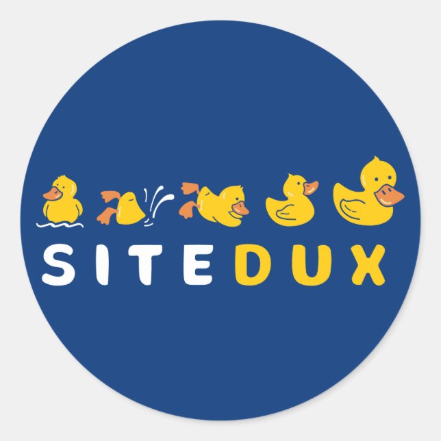 Sitedux Logo-Aufkleber Runder Aufkleber (Vorderseite)
