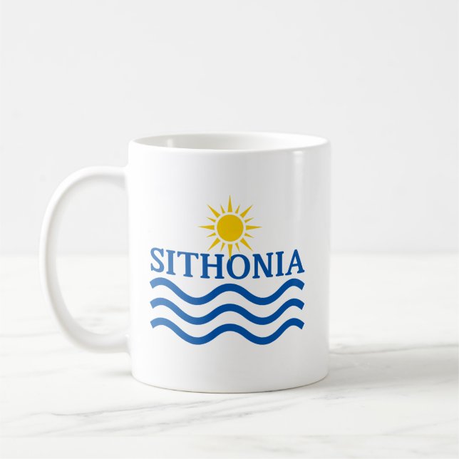 SITHONIA Griechenland-Sun Waves Kaffeetasse (Links)