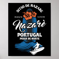 Sitio De Nazare Portugal Strand Surfen Souvenir Su