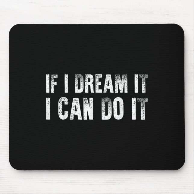 Sitive Affirmation Success Quote Men Women Teen Bo Mousepad (Vorne)