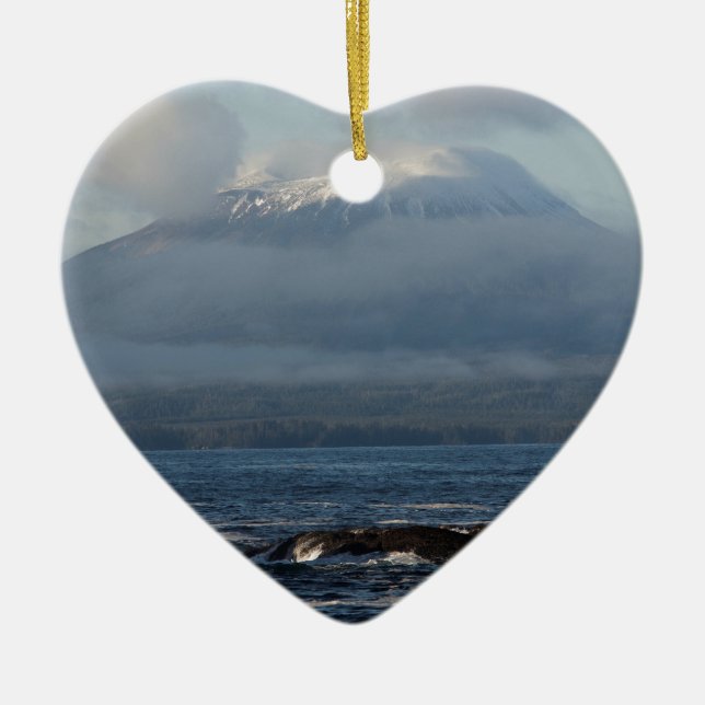 Sitka Alaska Andenken-Geschenke Keramik Ornament (Vorne)