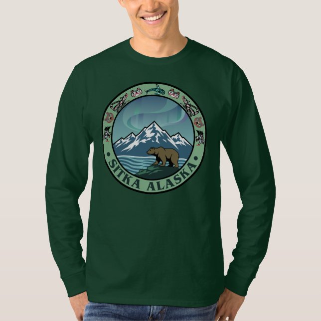 Sitka Alaska United States T-Shirt (Vorderseite)