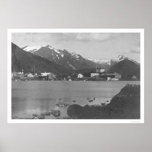 Sitka Harbor Alaska 1908 Poster