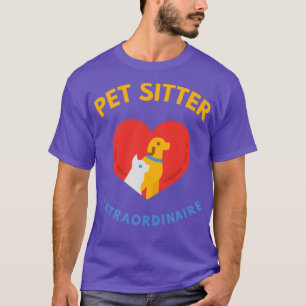 Sitter für Haustiere Sitzen T-Shirt