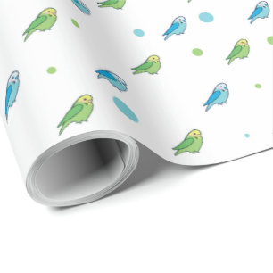 Sittich-Polka-Punkt-Geschenkpapier Geschenkpapier