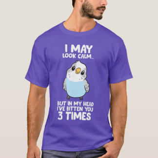 Sittich Vogel in meinem Kopf Ich habe dich 3 Mal g T-Shirt
