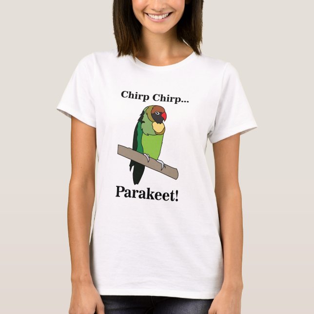 Sittich-Vogel  T-Shirt (Vorderseite)