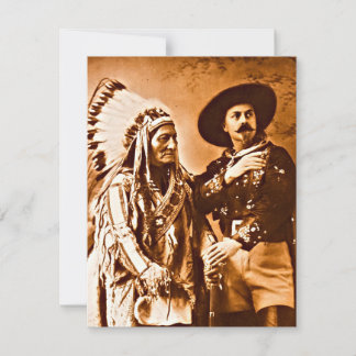 Sitting Bull Buffalo und Bill Wild West Show 1885 