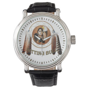Sitting Bull Dreamcatcher Armbanduhr