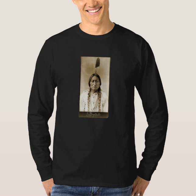 Sitting Bull Lakota Chief Indigene Peoples Signatu T-Shirt (Vorderseite)