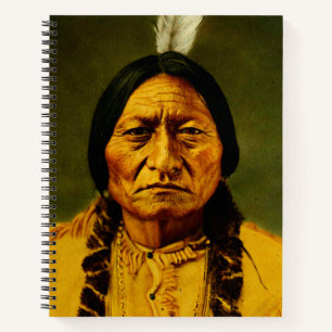 Sitting Bull Native American First Nations Chef Notizbuch