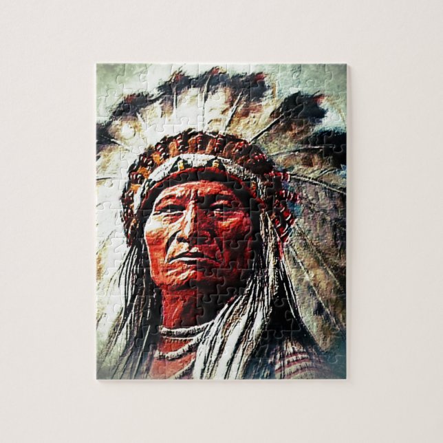 Sitting Bull Puzzle (Vertikal)