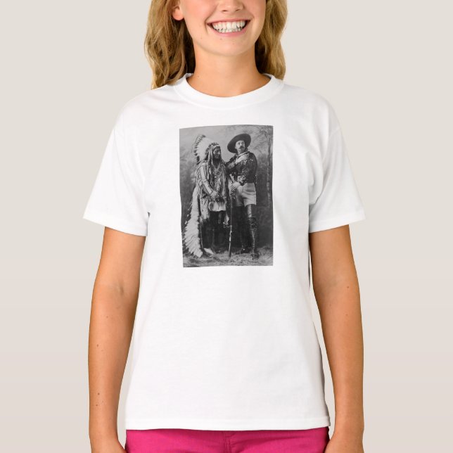 Sitting Bull und Buffalo Bill T-Shirt (Vorderseite)