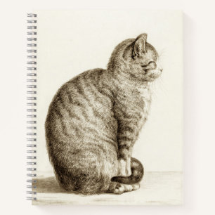 Sitting Cat - Jean Bernard Notizbuch
