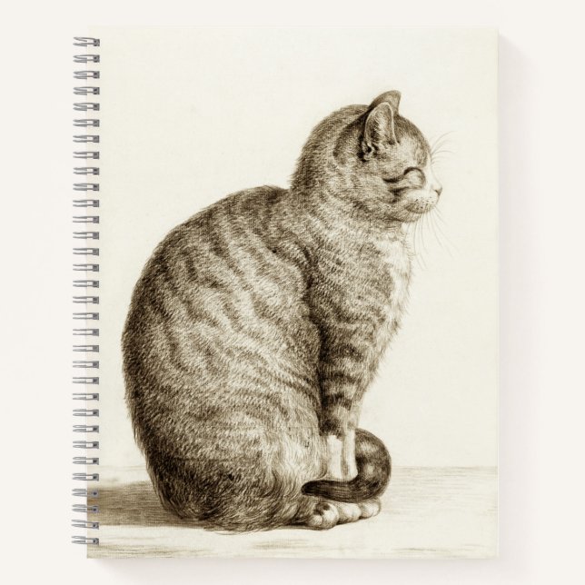 Sitting Cat - Jean Bernard Notizbuch (Vorderseite)