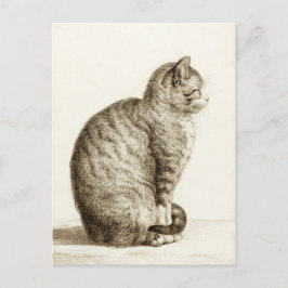 Sitting Cat - Jean Bernard Postkarte