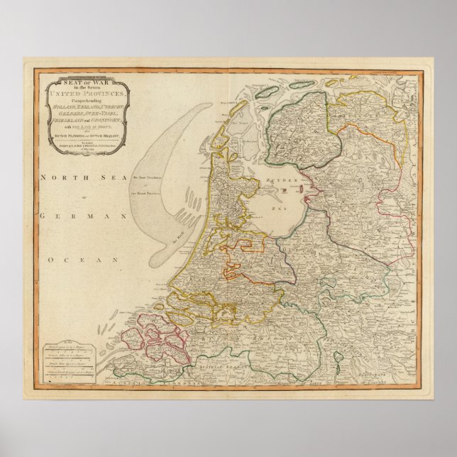 Sitz des Krieges Vereinte Provinzen Poster (Vorne)