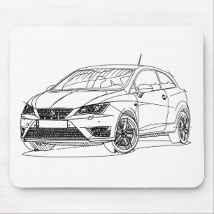 Sitz Ibiza Cupra 2016 Mousepad