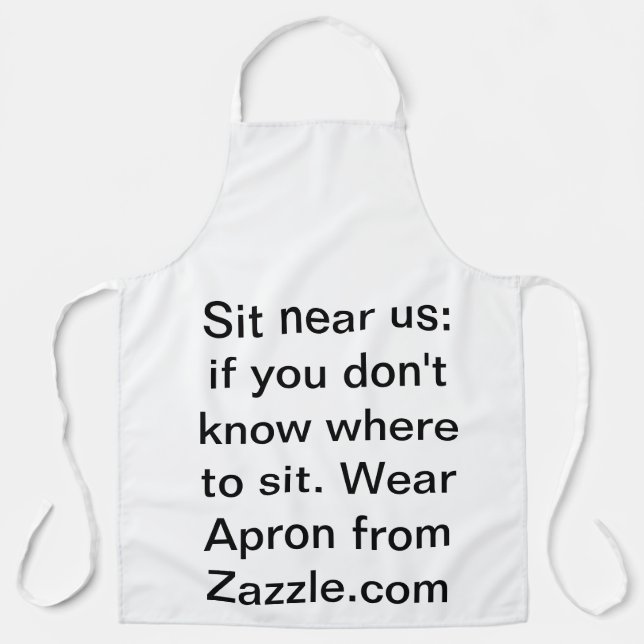 Sitz in der Nähe Schürze (Vorderseite)