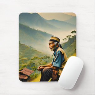 Sitz in der Stille Mousepad