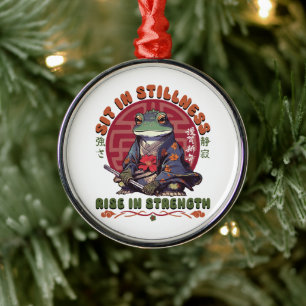 Sitz in Stille Ornament Aus Metall