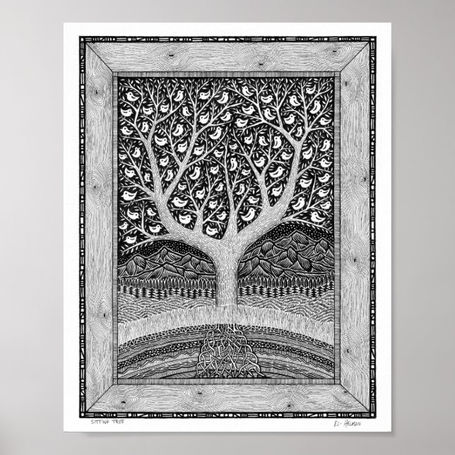 Sitzbaum Poster (Vorne)