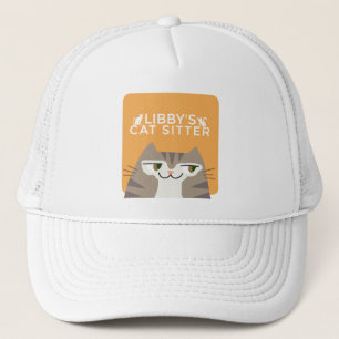 Sitzdienste für Tabby-Katzen Truckerkappe