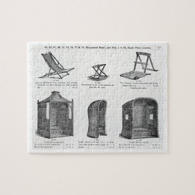 Sitze und Lauben vom Oetzmann u. Co. catalogu Puzzle (Horizontal)