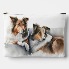 Sitzen Collie Hunde Zubehörtasche