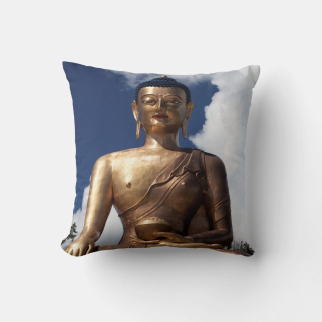 Sitzen der Buddha-Statue Kissen (Vorderseite)
