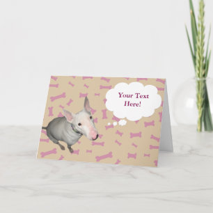 Sitzen hübsch/Knochen für alle/kundengerechte Feiertagskarte