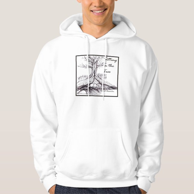 Sitzen im Baum und Träumen Hoodie (Vorderseite)