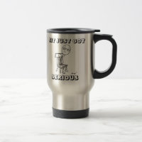 SITZEN IST ERNST GEWORDEN Reise-Tasse