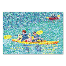 Sitzen Kajaklesende Flashkarten für Erwachsene