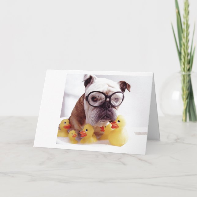 SITZEN SIE "GLÜCKLICHER GEBURTSTAG" ***FÜR SIE**** KARTE (Vorderseite)