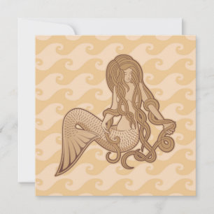 Sitzen von Meerjungfrau