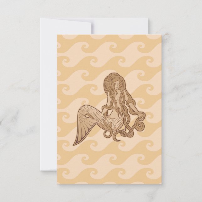 Sitzen von Meerjungfrau (Vorderseite)