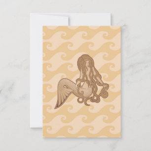 Sitzen von Meerjungfrau