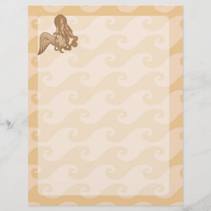 Sitzen von Meerjungfrau Flyer