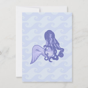Sitzen von Mermaid Blue