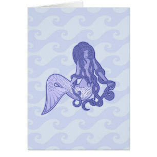 Sitzen von Mermaid Blue
