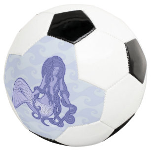 Sitzen von Mermaid Blue Fußball