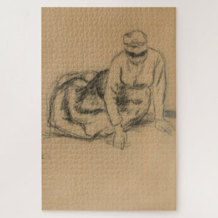 Sitzende Bäuerin (1882) von Camille Pissarro Puzzle